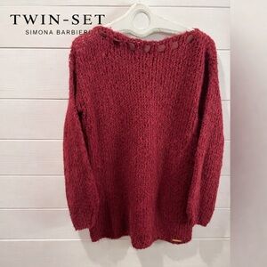 TWIN-SET SIMONA BARBIERI Knit Sweater – Size L (refer to measurements)